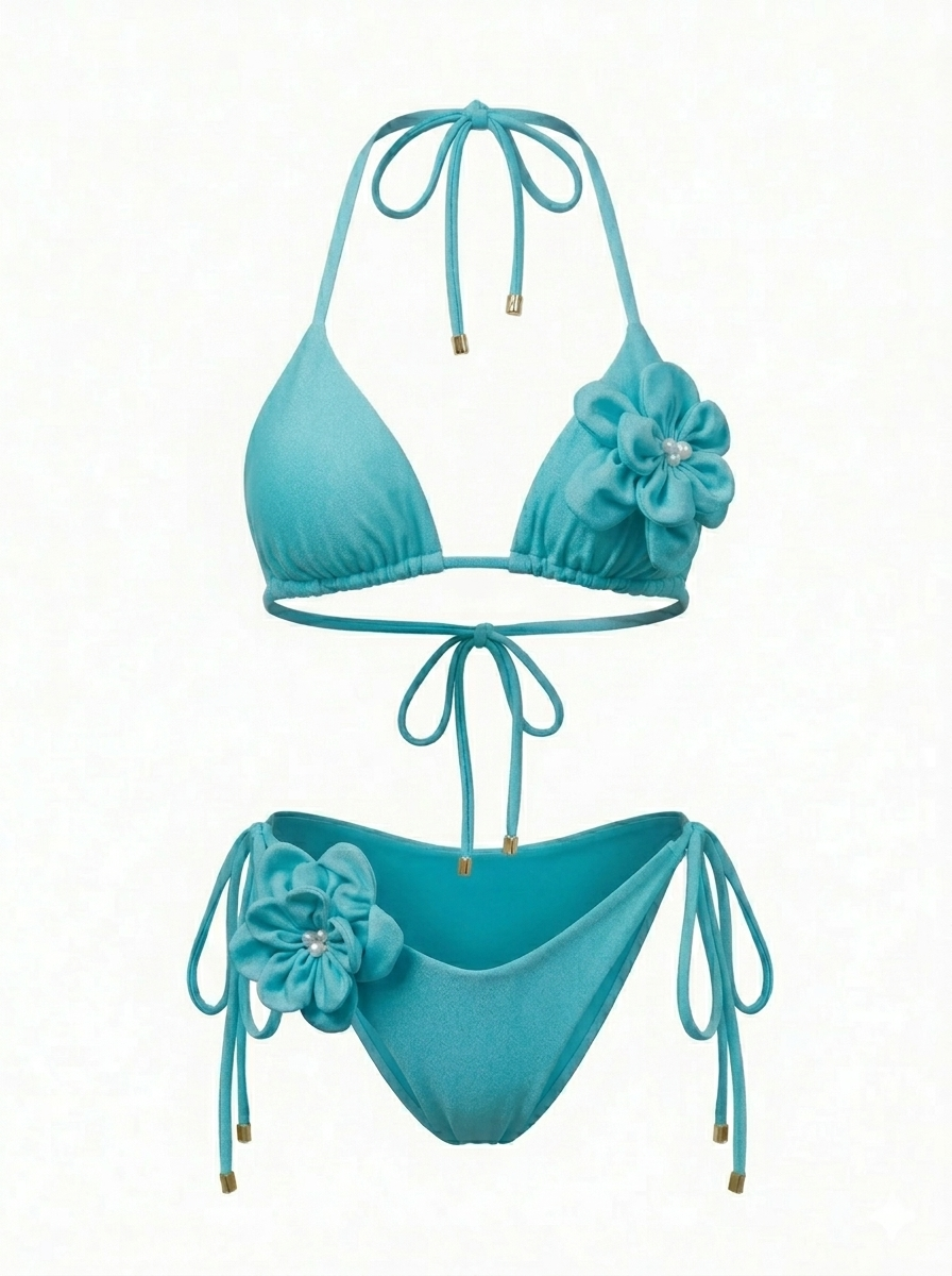 Bikini Caribeña turquesa