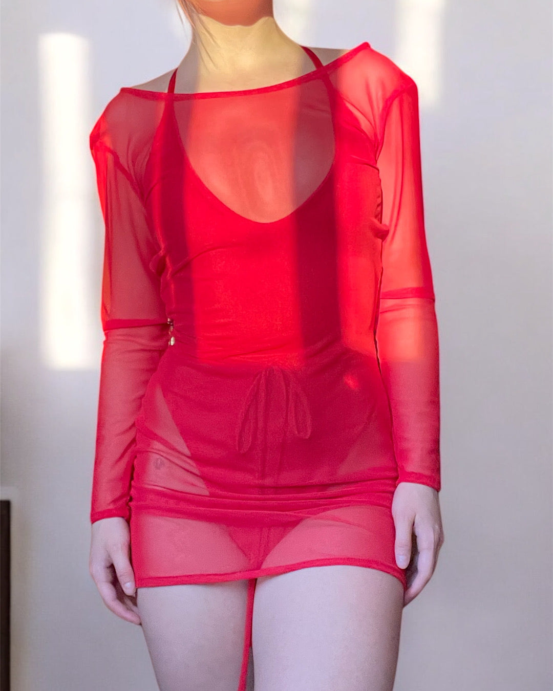 Vestido Cover Up Mesh