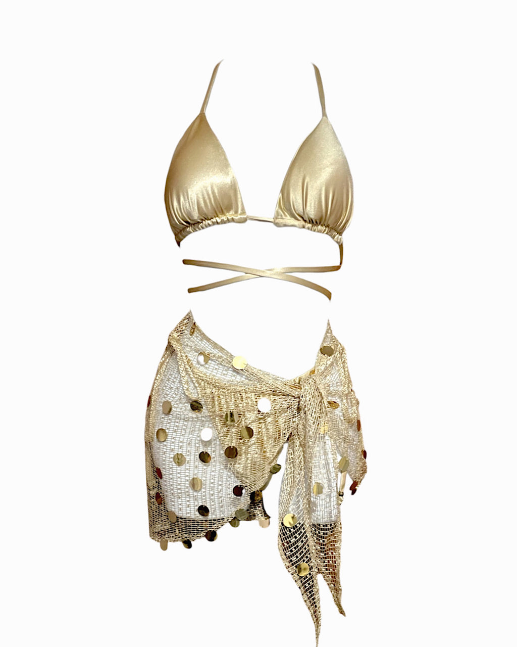 Pareo Lentejuelas Dorado