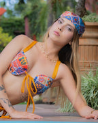 Bikini Mosaico Fruncido