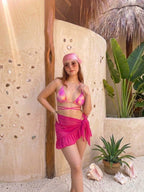 Pareo con Olanes Fucsia
