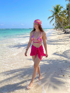 Pareo con Olanes Fucsia