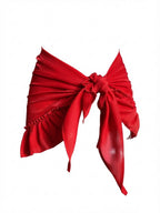 Pareo con Olanes Rojo