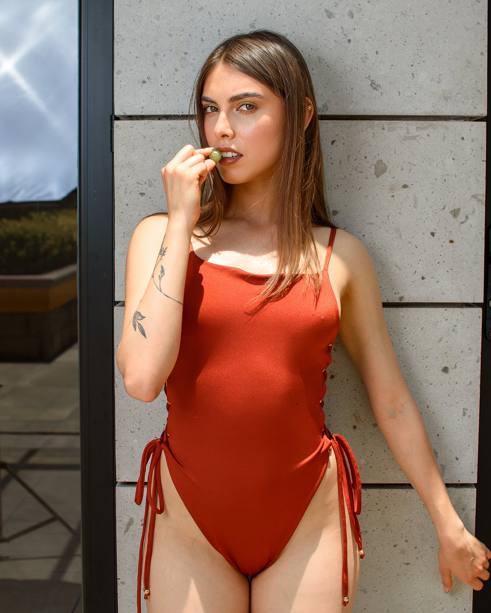 Enterizo Balandra Ladrillo